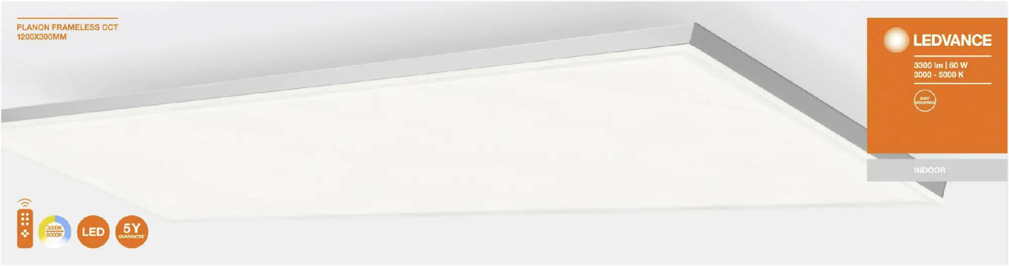 Ledvance LED Deckenleuchte Planon Frameless dimmbar Ledvance LED Deckenleuchte Planon Frameless dimmbar