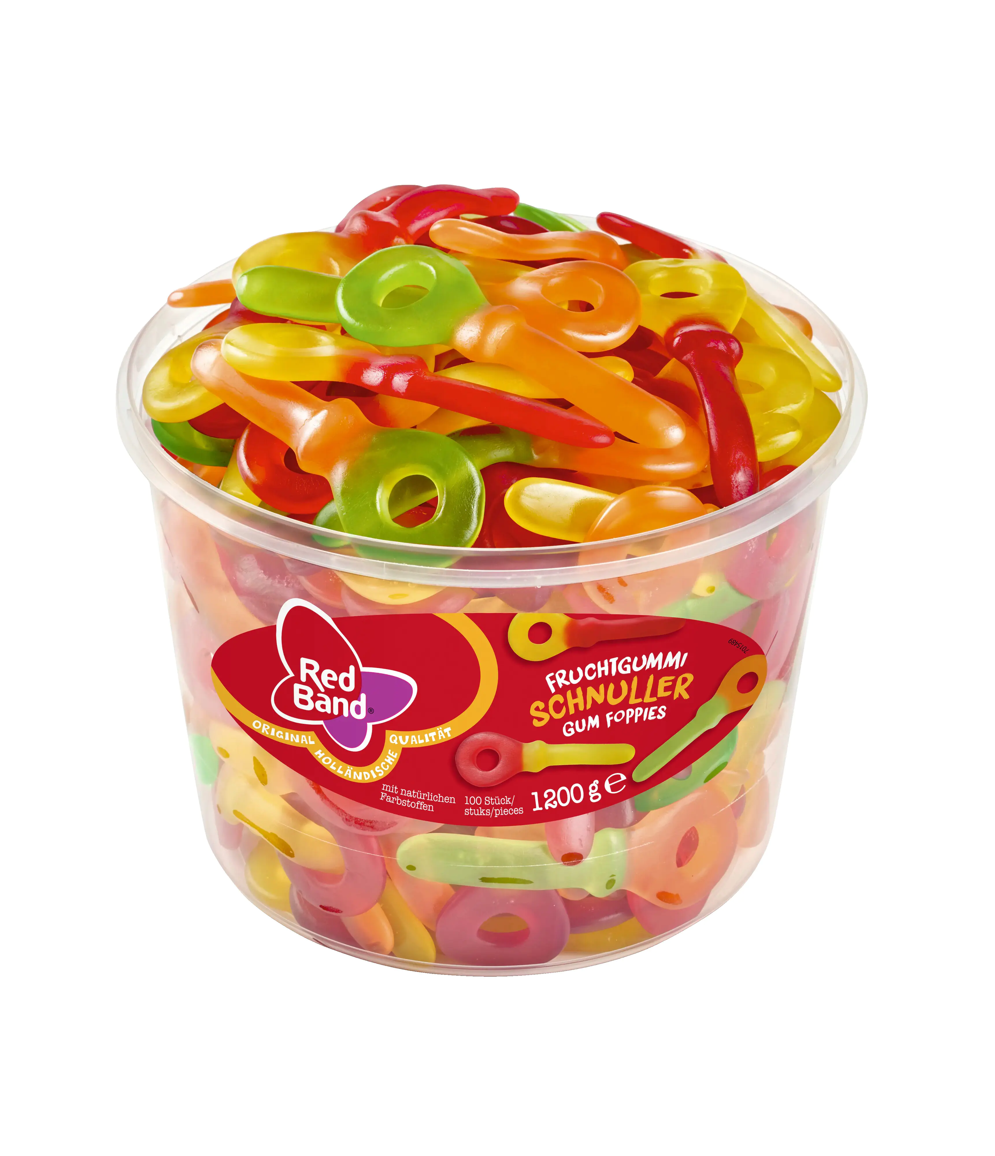 Red Band Fruchtgummi Schnuller 1200 g Red Band Fruchtgummi Schnuller 1200 g