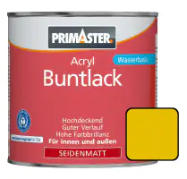 Primaster Acryl Buntlack RAL 1003 375 ml signalgelb seidenmatt