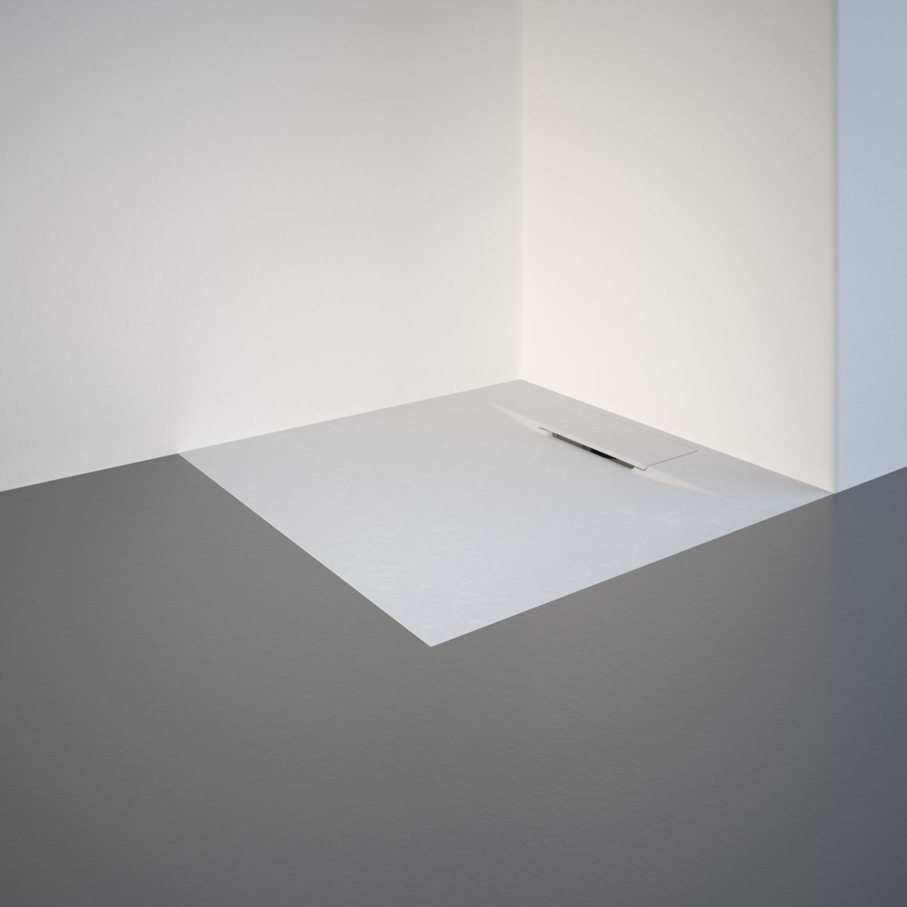 Schulte Duschwanne DWM-Tec 80 x 80 cm mattweiß