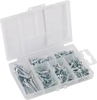 Connex Holzschrauben Sortimentskasten - 175 tlg.