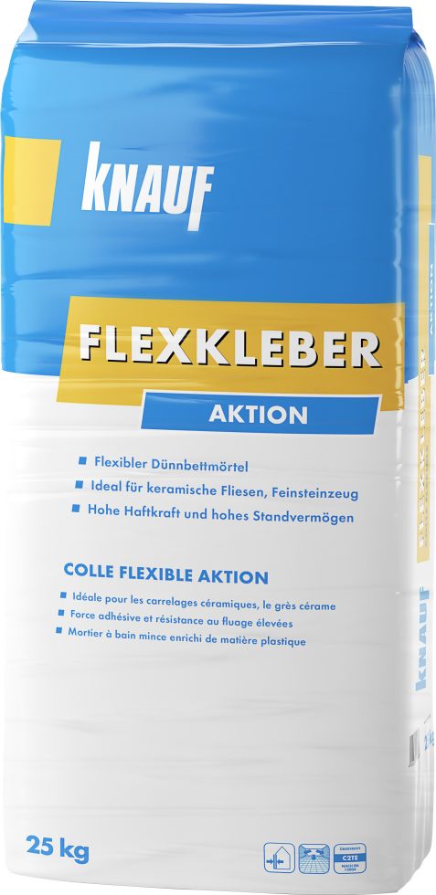 Knauf Flexkleber Aktion 25 kg kaufen Globus Baumarkt