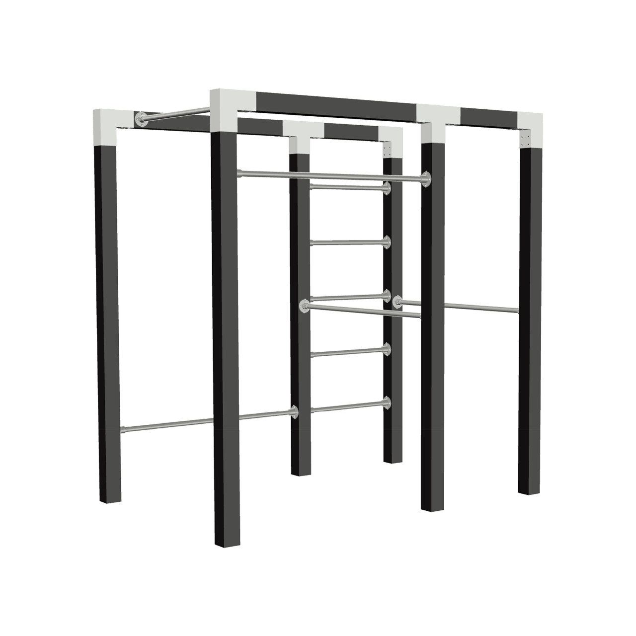 Plus Outdoor Fitness Modell 2 138 x 220 x 210 cm schwarz