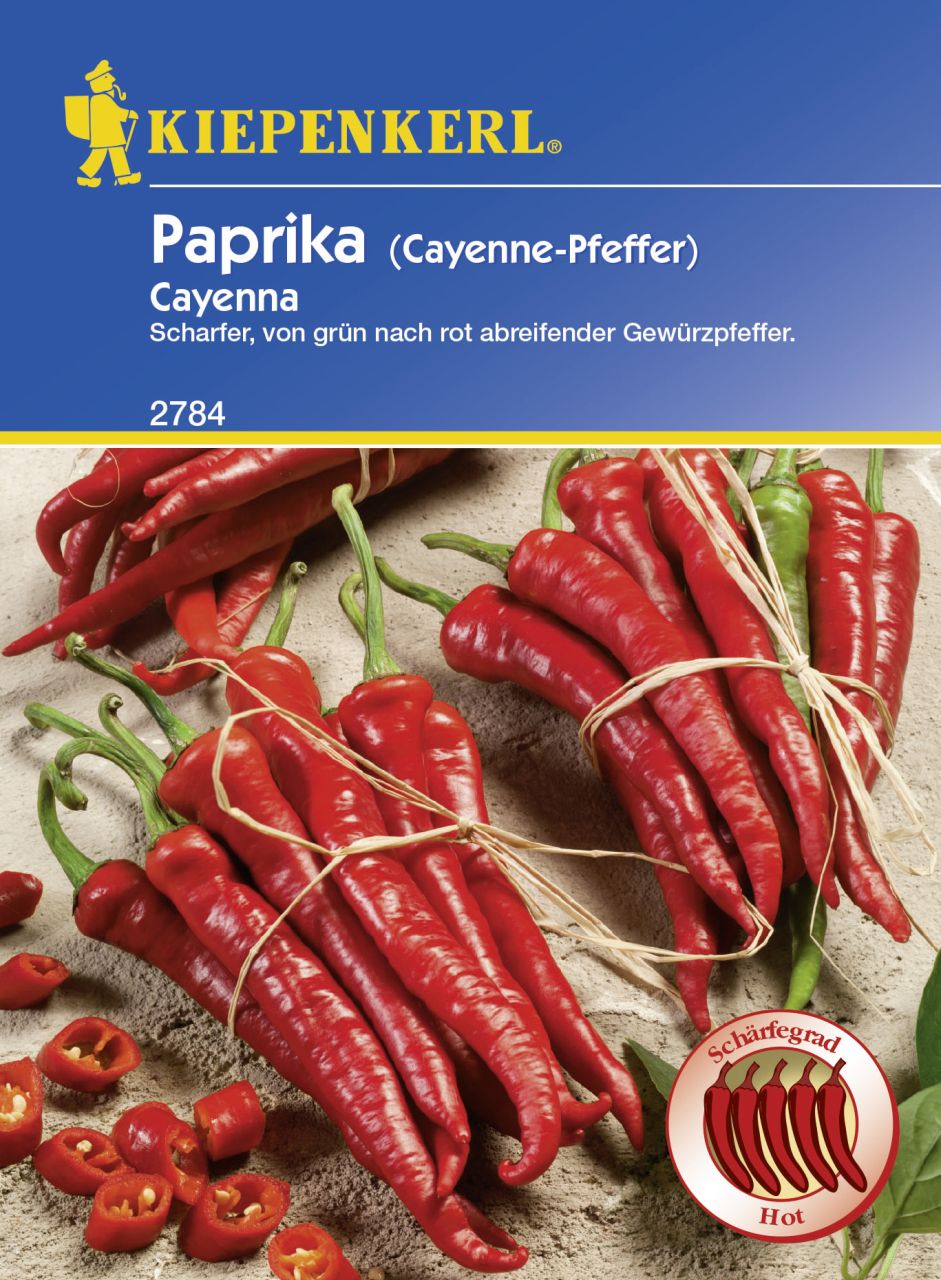 Kiepenkerl Gewürzpaprika Cayenna ca. 100 Pflanzen GLO693108949