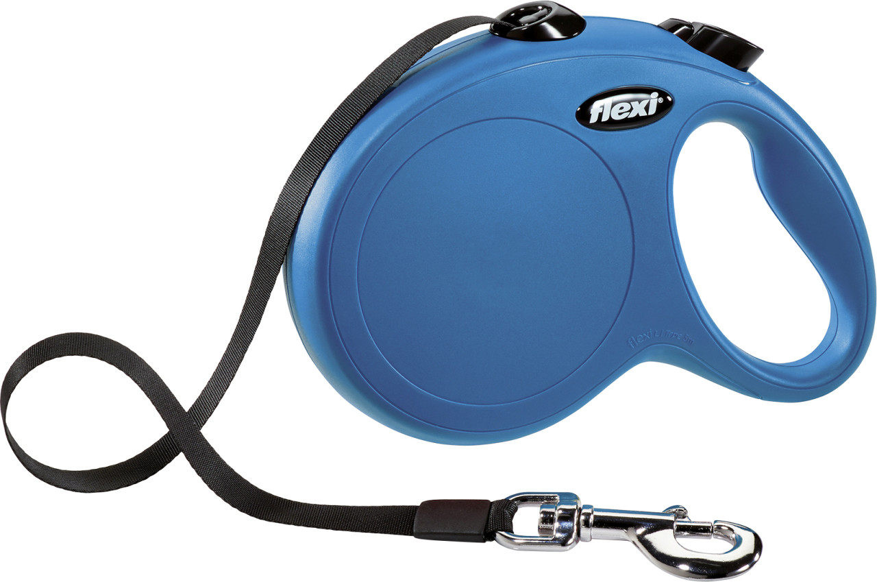 Flexi Hundeleine New Classic L blau, Gurt