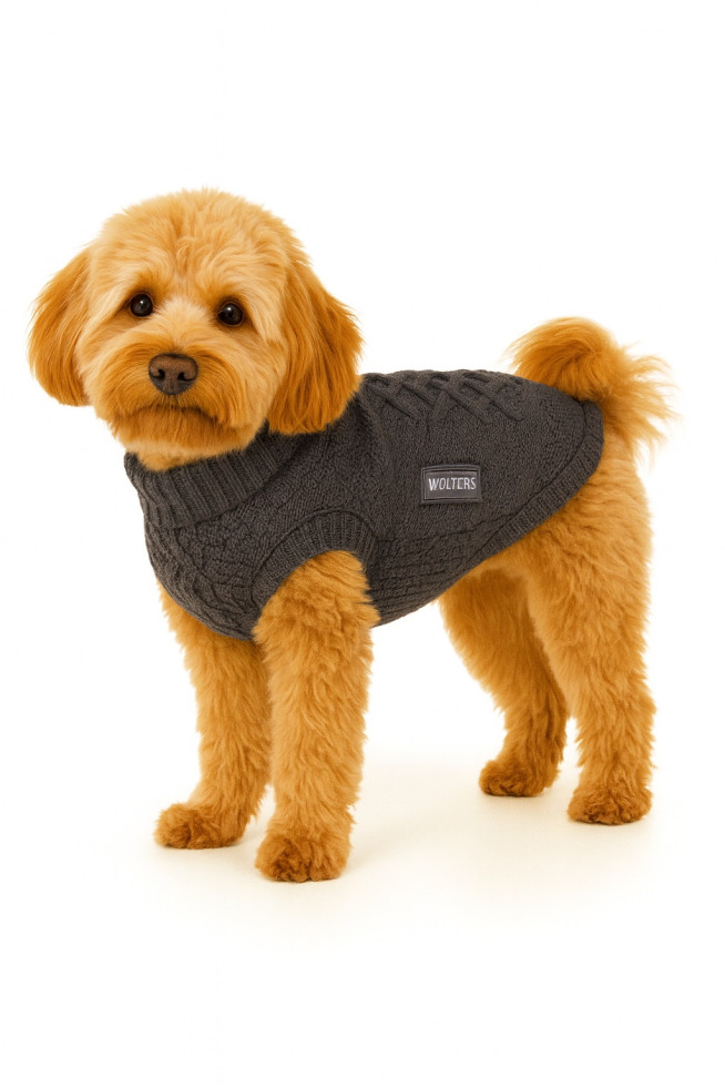 Wolters Hundebekleidung Strickpullover Tristan graphit