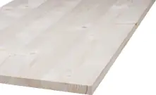 Massivholzplatte Fichte Oberfläche geschliffen 250 x 60 cm 18 mm