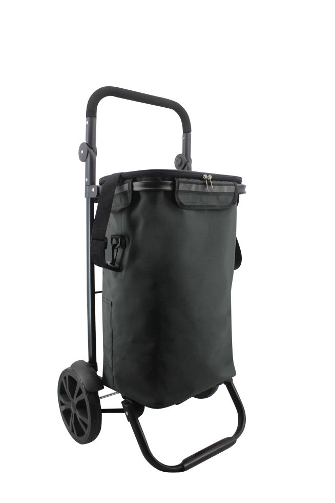 Primaster Einkaufstrolley dunkelgrau Volumen 44 L GLO766400115
