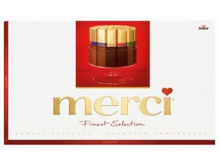 Storck Merci Finest Schokoriegel 400 g GLO615030326