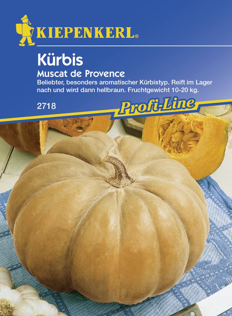 Kiepenkerl Kürbis Muscat de Provence Cucurbita maxima, Inhalt: ca. 10 Pflanzen GLO693107736