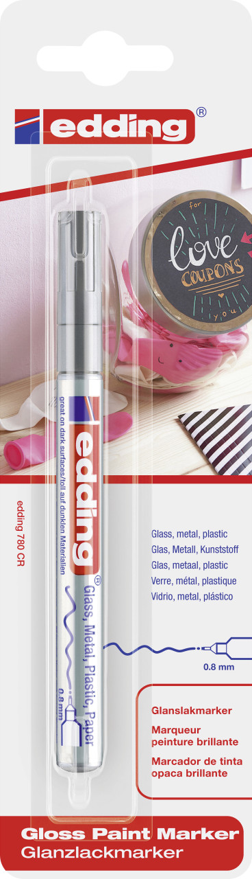 edding 780 Glanzlackmarker silber