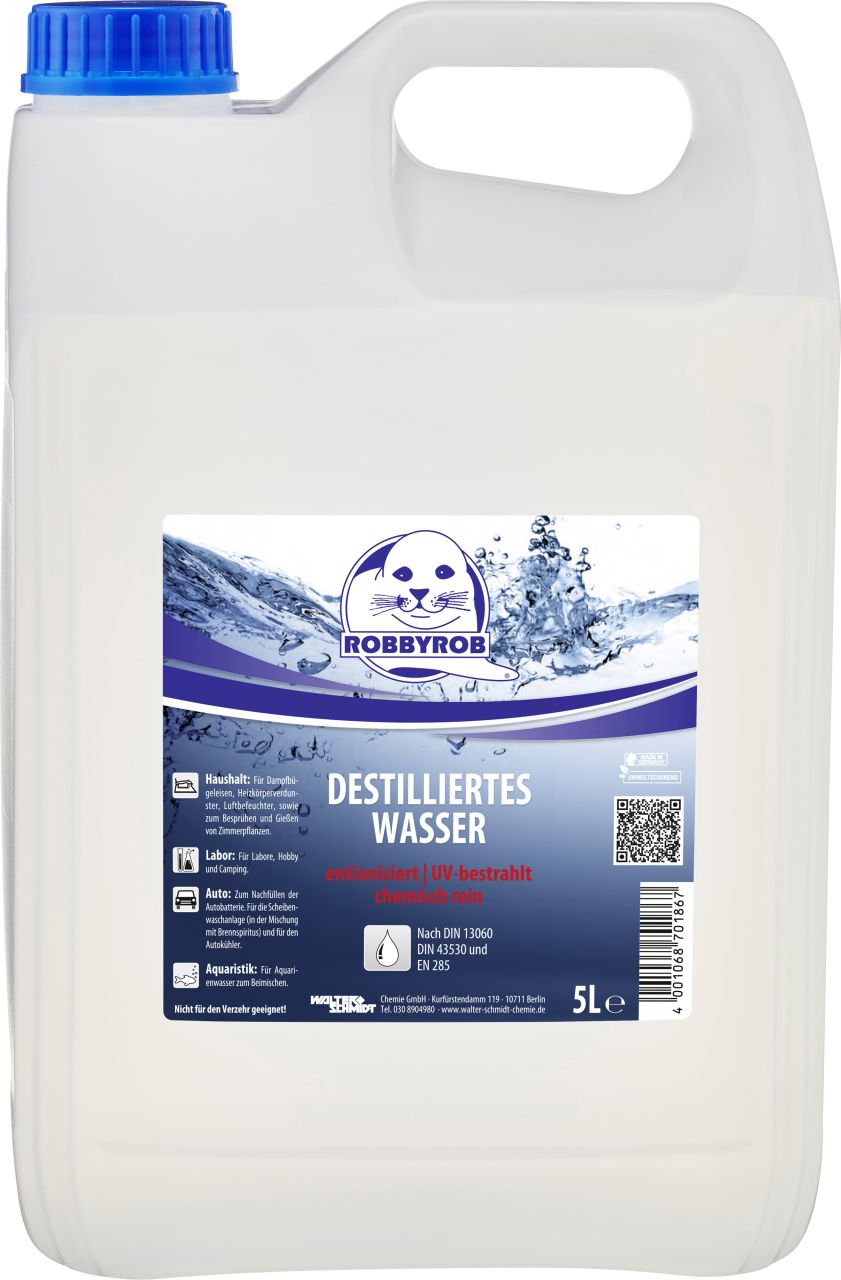 Robbyrob Destilliertes Wasser 5L GLO680401652