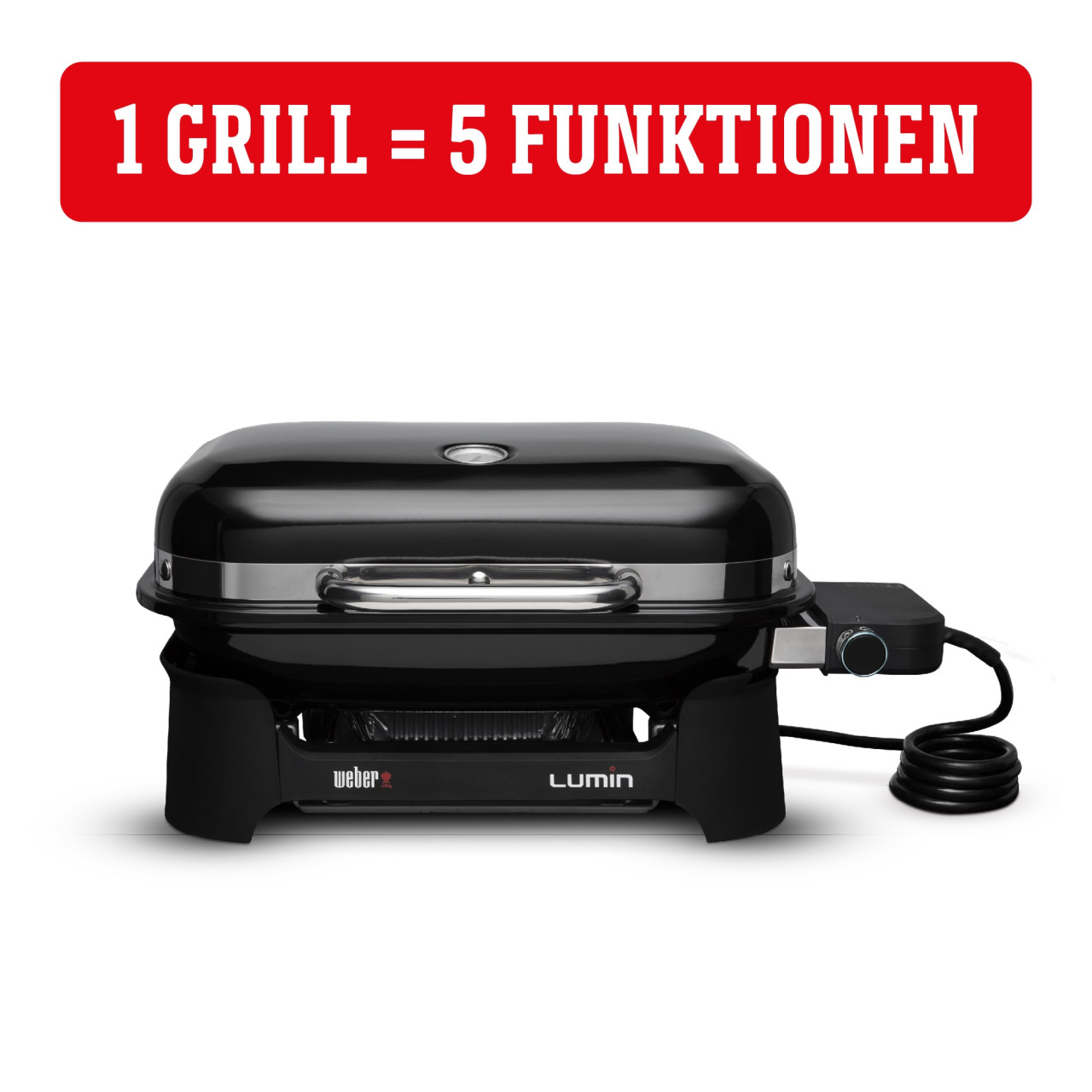 Weber Elektrogrill Lumin Compact, Grillfläche: 43x28 cm
