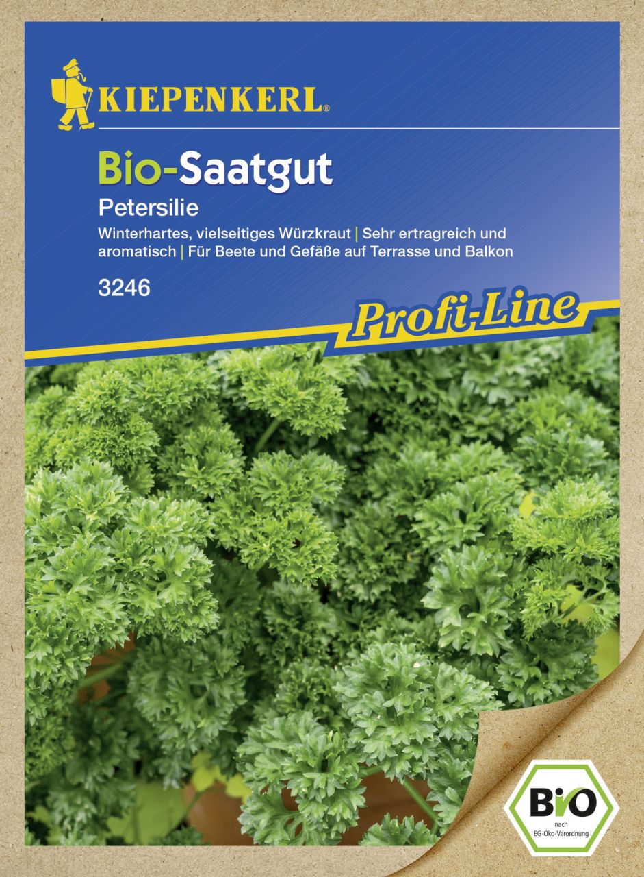 Kiepenkerl Bio-Saatgut Petersilie Petroselinum crispum var. crispum, Inhalt: ca. 450 Pflanzen GLO693107024