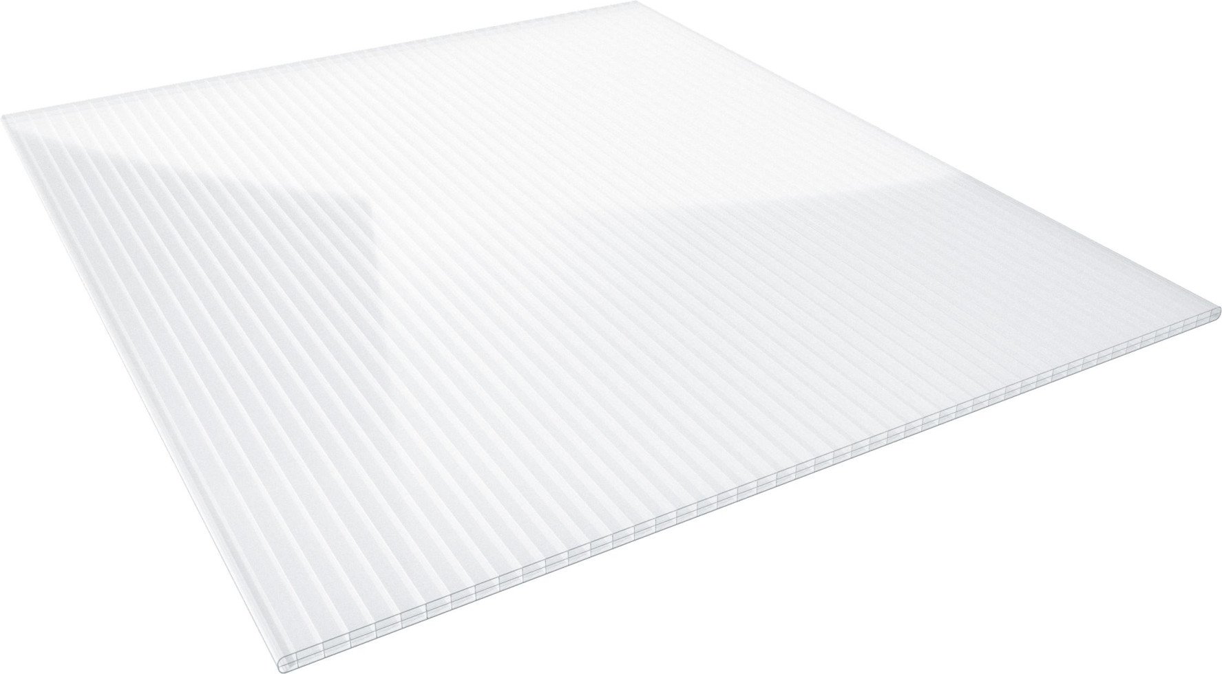 PCHohlkammerplatte 250 x 98 cm 1,6 mm klar kaufen Globus Baumarkt