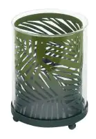 TrendLine Windlicht Glas Metall 12 cm grün 