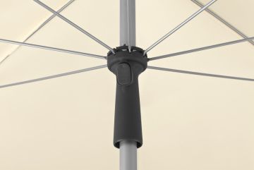 Schneider - Parasol Locarno anthracite d'env. 150 cm de diamètre
