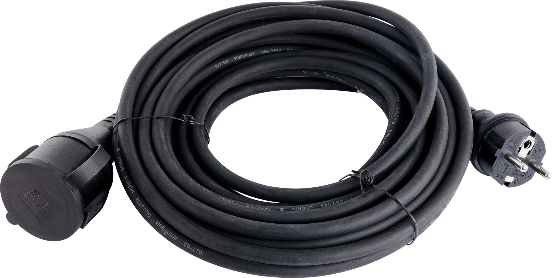 REV Verlängerungskabel Außen 10 m H05RR-F 3G1,5mm², schwarz kaufen ...