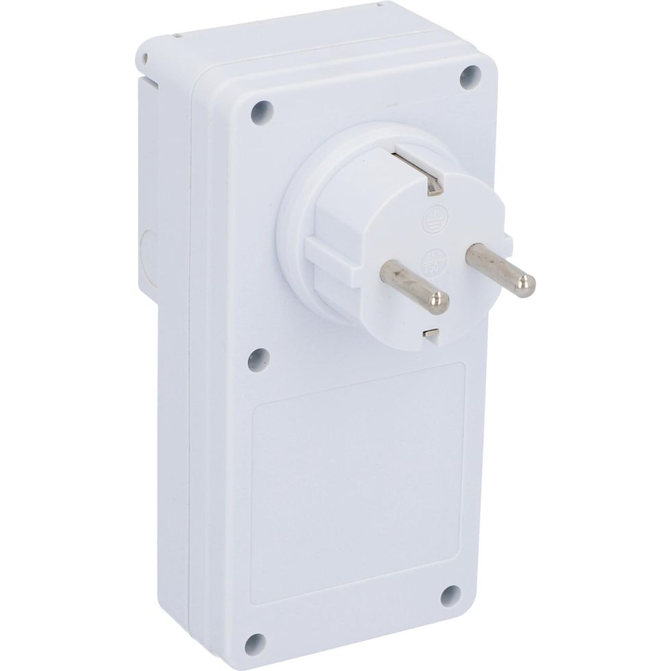Kopp Zeitschaltuhr Mechanisch – IP44 Spritzwassergeschützt, Max. 3680 W, Für Feuchträume