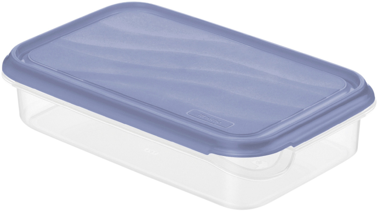 Rotho Kühlschrankdose Rondo 1 l flach horizon blau GLO655706313