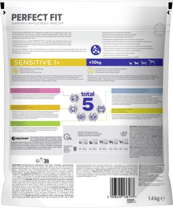 Perfect Fit Sensitive Adult 1+ Hundefutter für kleine Hunde Truthahn 1 ...