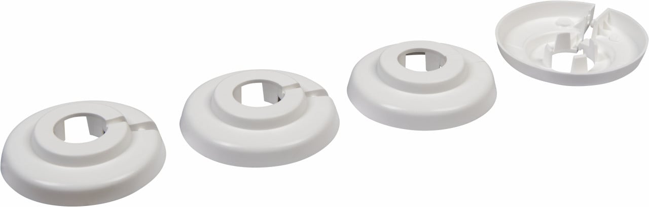 Cornat Heizungsrosette Ø 4,8 x 1,5 cm weiß - 4 Stück