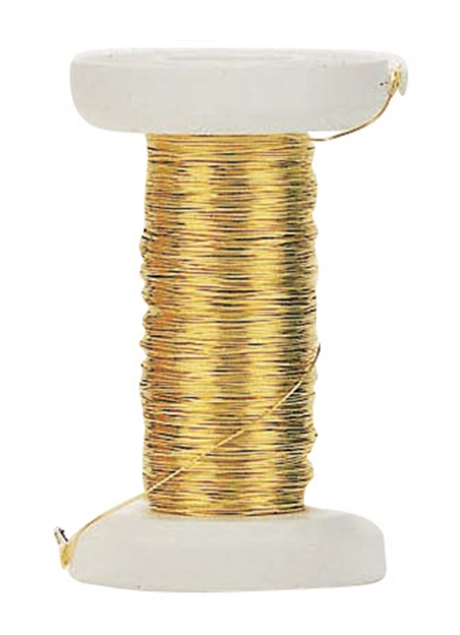 Glorex Golddraht 0,25 mm , 35 m GLO663102258