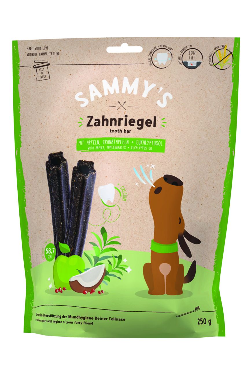 Sammys Snacks Sammys Zahnriegel 250 g GLO629307506