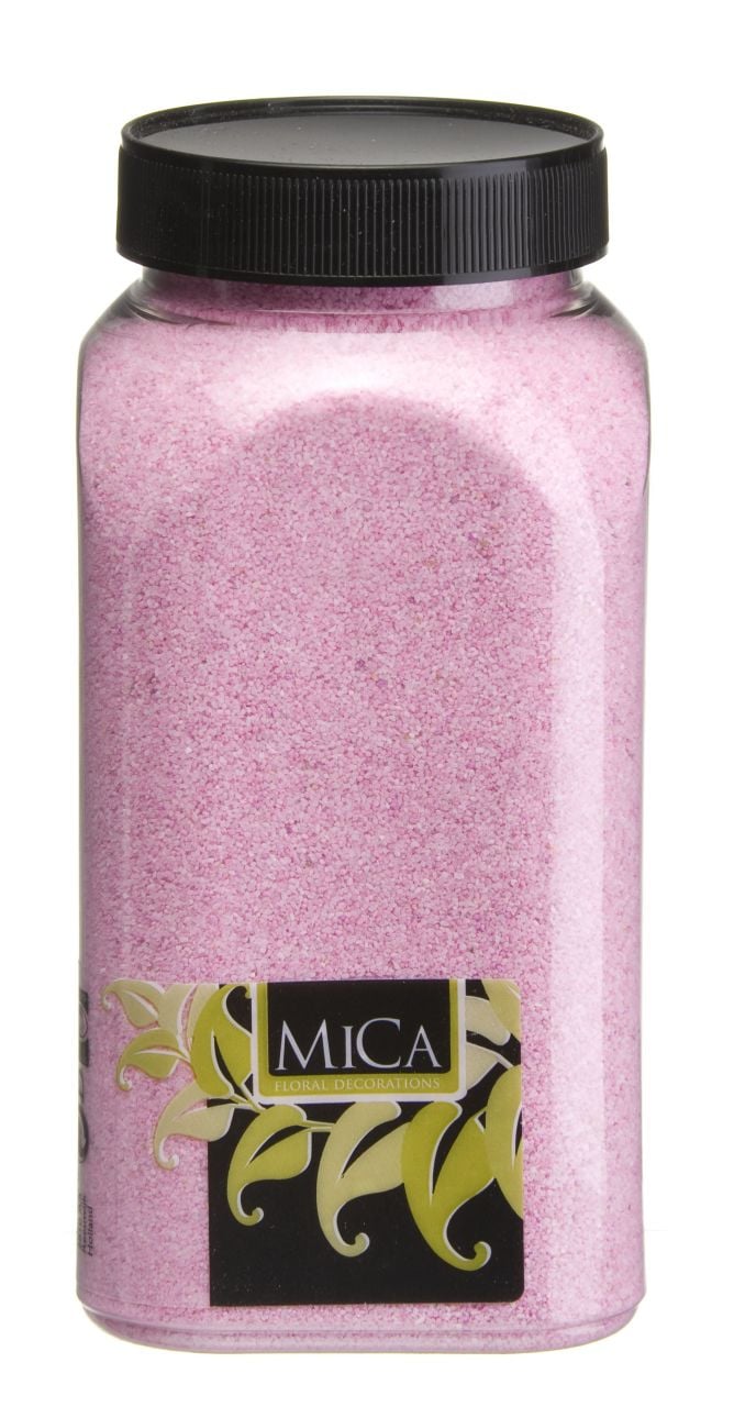 Mica Decorations Dekoration Sand rosa 650 ml 1 kg GLO660554836