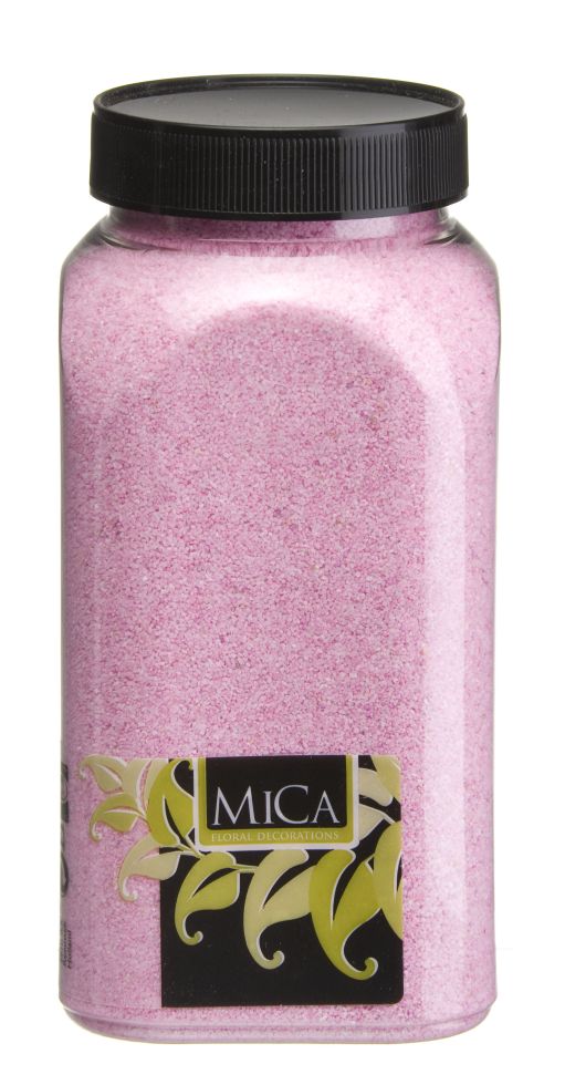 Mica Decorations Dekoration Sand rosa 650 ml 1 kg