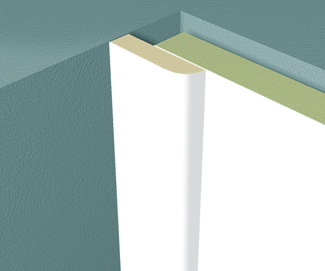 Kronoflooring Abdeckleiste 260 cm 25 x 6 mm weiß