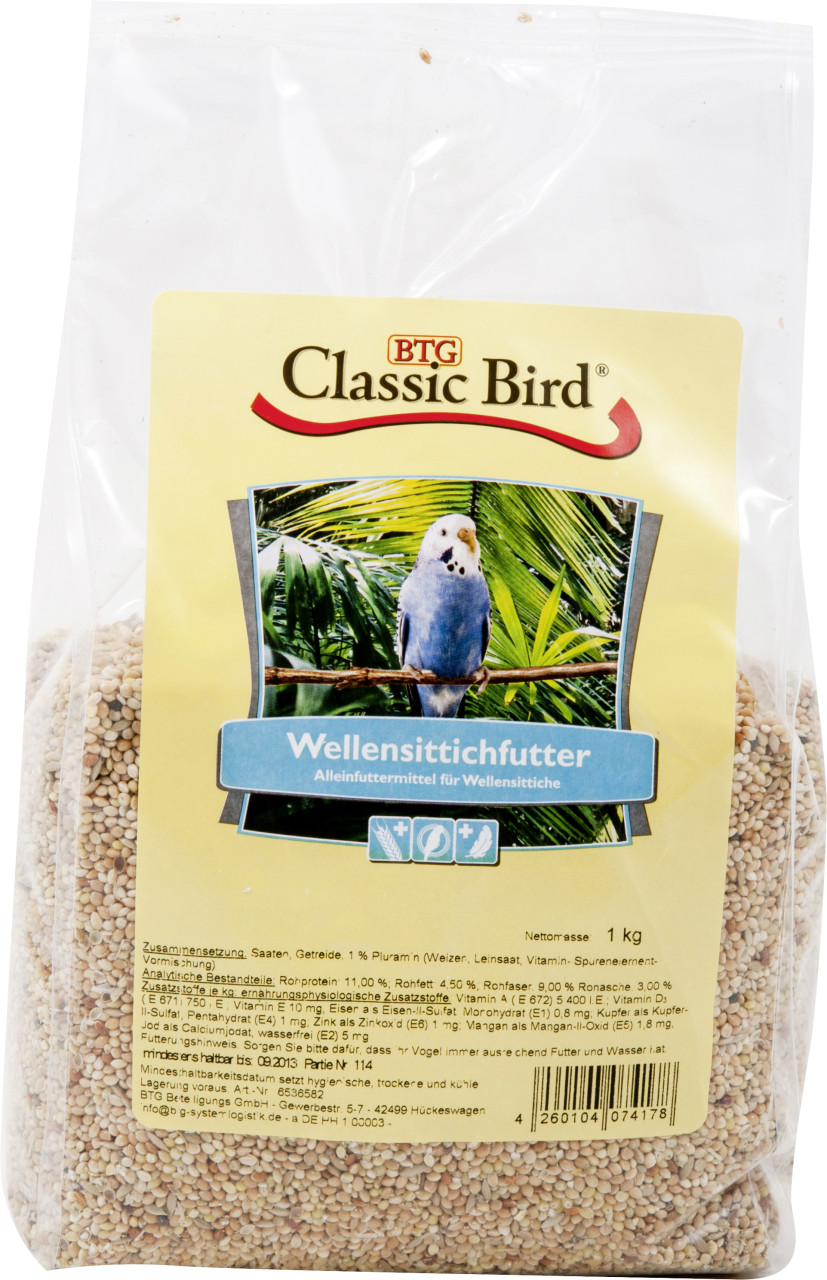 Classic Bird Wellensittichfutter 1 kg GLO629101062