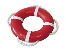 Nobby Wasserspielzeug TPR Rettungsring mit Seil Ø 15 cm