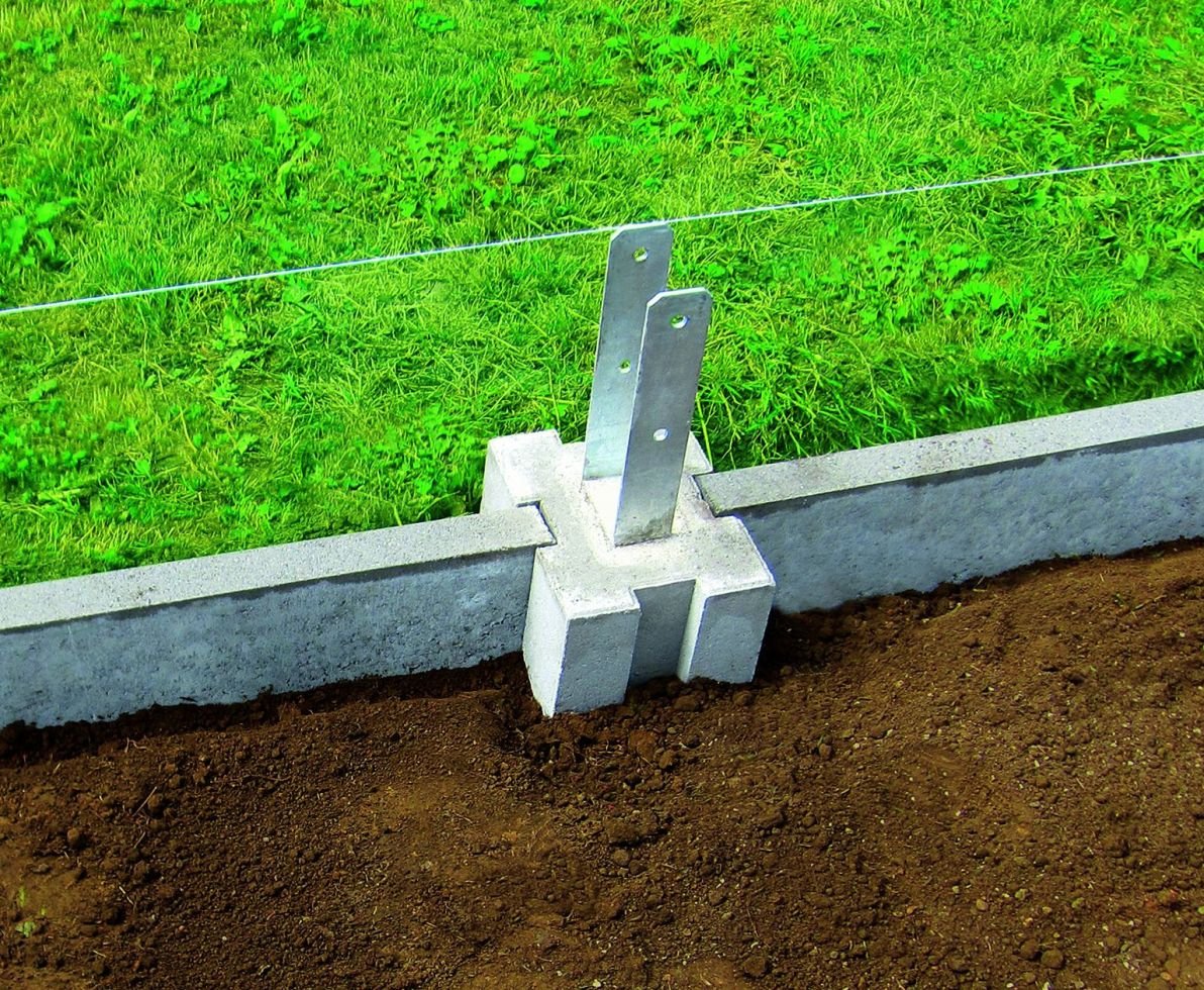 PfostenFundamentstein grau, 34 x 26,5 x 21,5 cm kaufen Globus Baumarkt