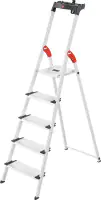 Hailo Aluminium-Sicherheits-Stehleiter L80 ComfortLine 3,07 m