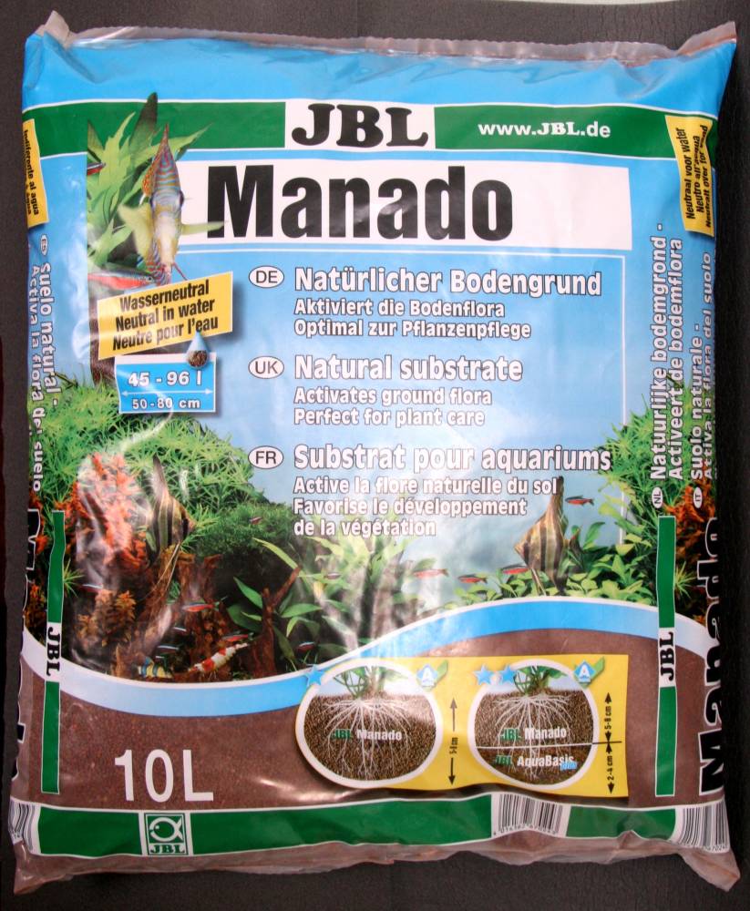 JBL Aquaristik JBL Manado Naturbodengrund für Süßwasser Aquarien GLO689503325