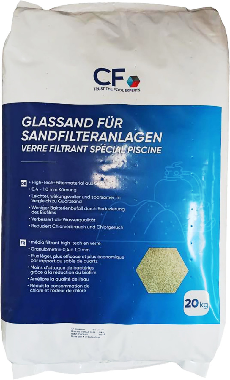 CF Group Glassand, grün, 20 kg, 0,4-1,00mm