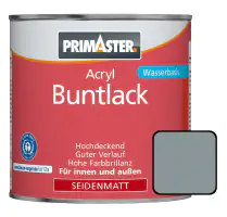 Primaster Acryl Buntlack RAL 7001 750 ml silbergrau seidenmatt