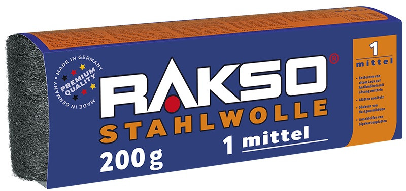 RAKSO Stahlwolle, Sorte 1 GLO760100552