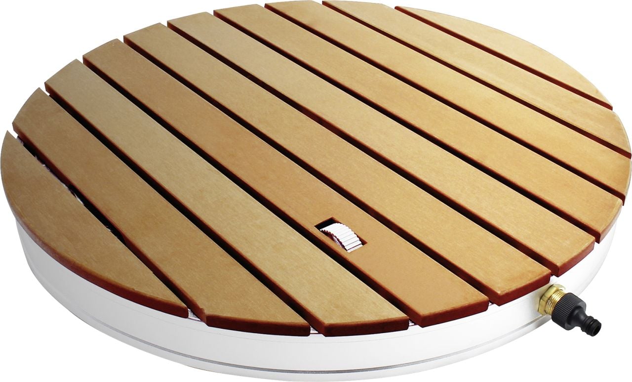 Breuer Bodendusche Fontana rund Ø 70,4 cm, Holz