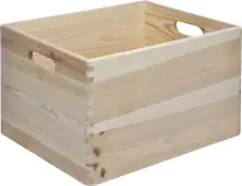 Stapelbox Holz Gr. L 30 x 40 x 23 cm (L x B x H)