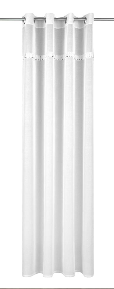 Neusser Collection Ösenschal Linhilder weiß-schwarz, 135 x 245 cm GLO708304693