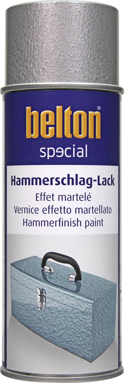 Belton special Hammerschlag-Lackspray 400 ml silber GLO765100808