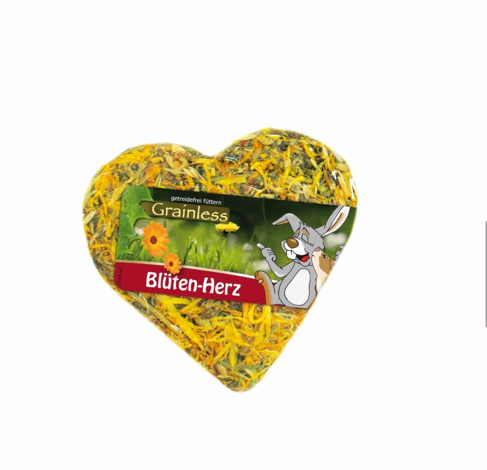 JR Farm Nagersnack Grainless Blüten-Herz 90 g 90 g GLO629401593