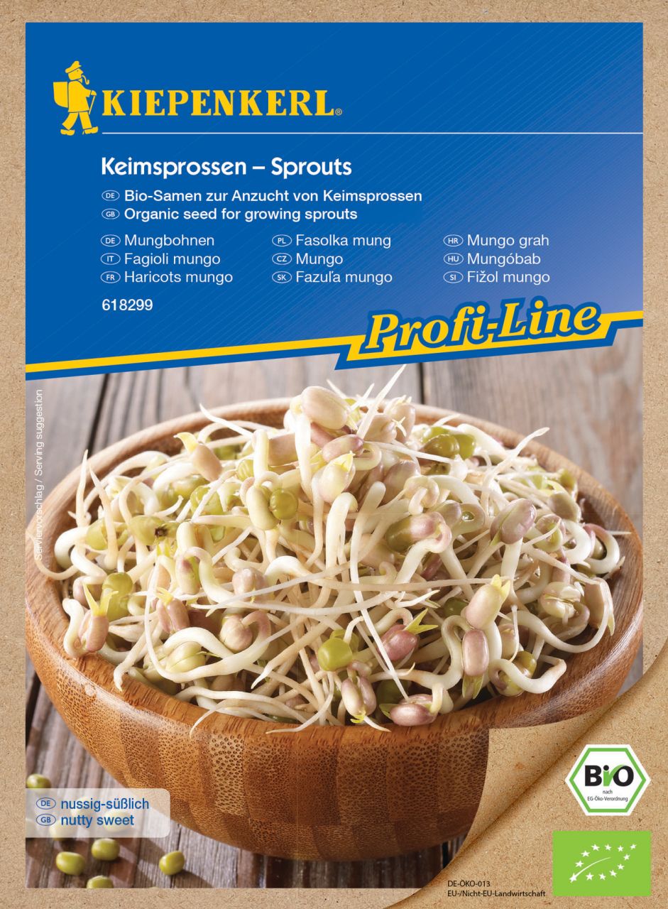 Pflanzen Kiepenkerl BIO Keimsprossen Mungbohnen GLO693109182