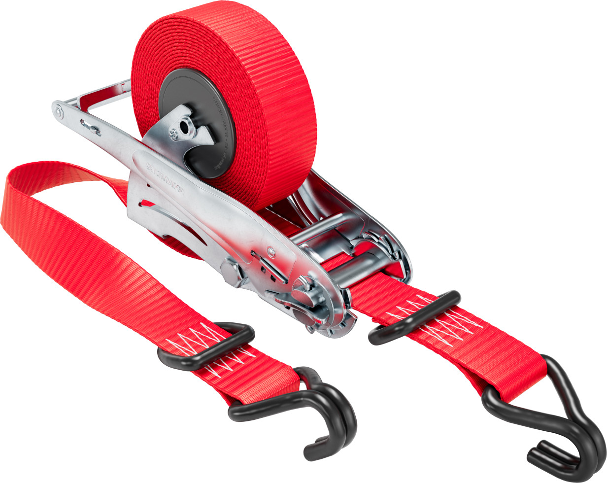 QUICKLOADER Spanngurt Retractable 35 mm x 5 m 1 Stück rot