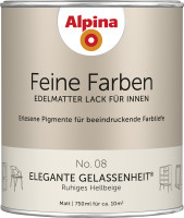 Alpina Feine Farben Lack No. 08 Elegante Gelassenheit - hellbeige 750 ml