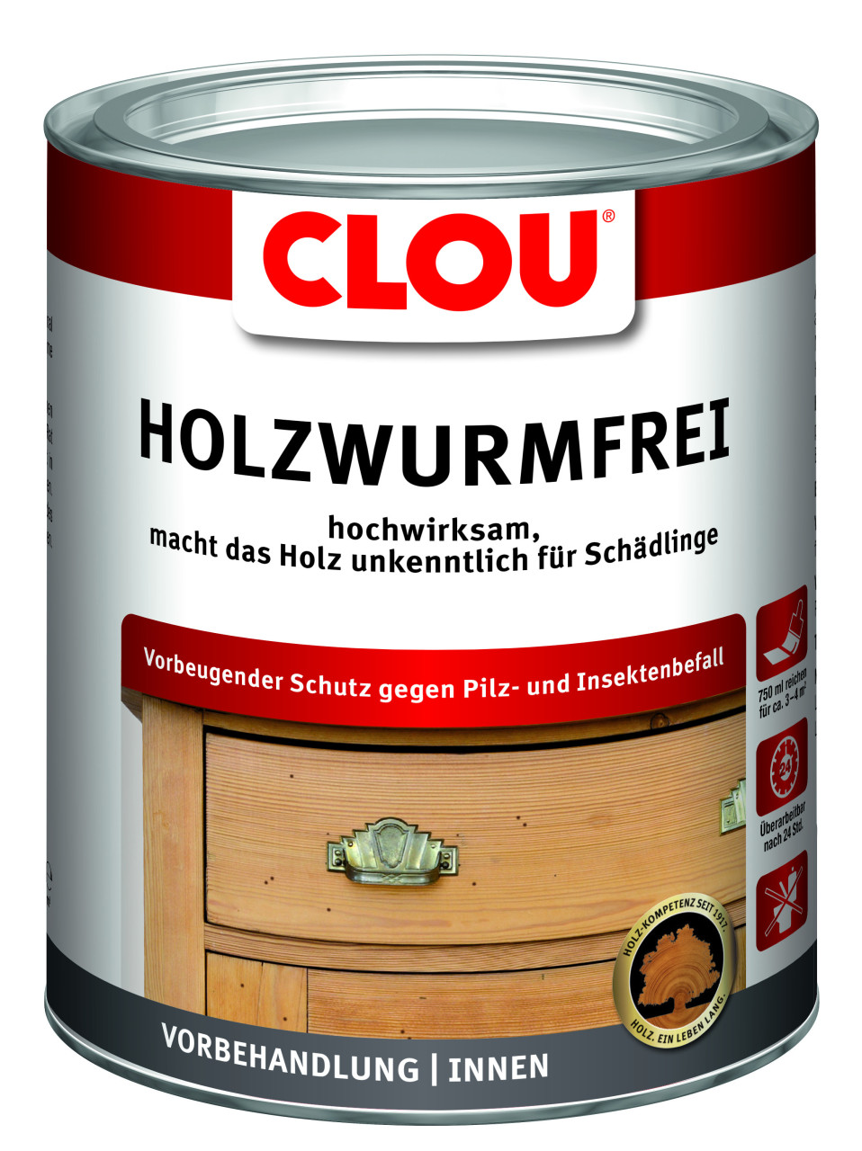 Clou Holzwurmfrei 2,5 L GLO765153601