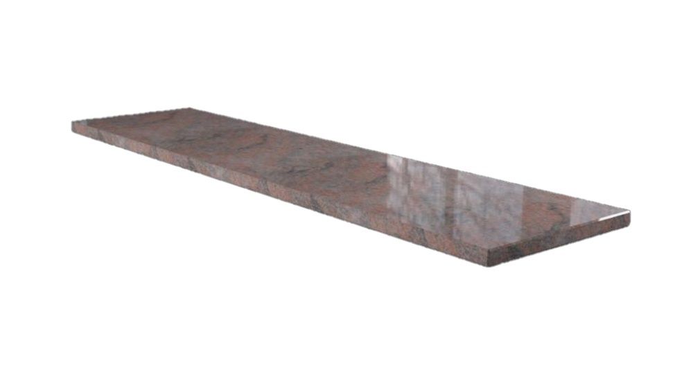 Wigastone GranitFensterbank Multicolor 275 x 25 x 2 cm mit Wasserrille