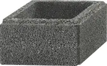 Kann Pfeilerstein Garten 37,5 x 37,5 x 20 cm anthrazit